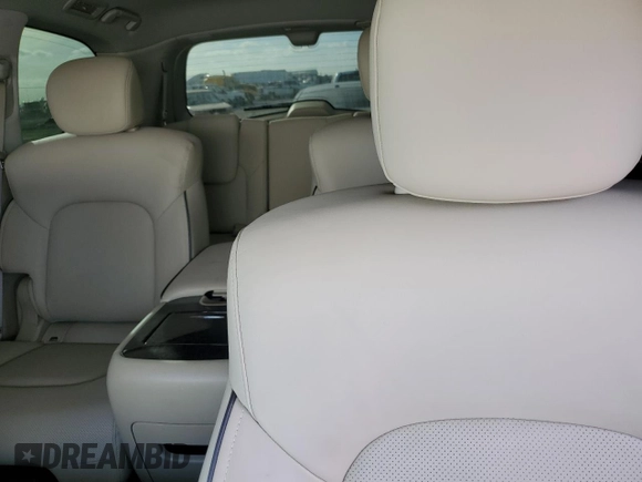 2022 Infiniti QX80 LUXE with VIN JN8AZ2AF9N9743479, listed as a Copart auction lot 49487225 with 44,780 mi miles and Salvage Title. Bid and sale history available at carsss.com. Image 10.