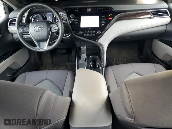 2020 Toyota Camry LE with VIN 4T1C11AK1LU903850, listed as a Copart auction lot 45966875 with 27,189 mi miles and Salvage Title. Bid and sale history available at carsss.com. Image 8.