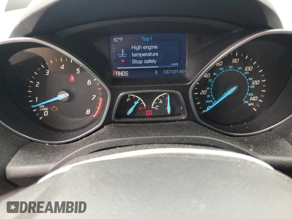2014 Ford Escape SE with VIN 1FMCU0GX7EUC93492, listed as a Copart auction lot 54123225 with 107,101 mi miles and Clean Title. Bid and sale history available at carsss.com. Image 9.