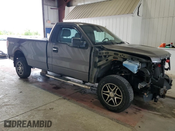 2013 Ford F-150 XL with VIN 1FTNF1EF9DKD63737, listed as a Copart auction lot 57023185 with 47,489 mi miles and Salvage title. Bid and sale history available at DreamBid. Image 4.