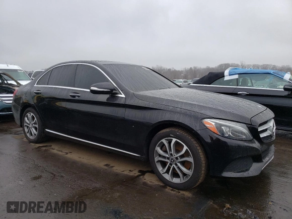 2015 Mercedes-Benz C-Class C 300 Luxury with VIN 55SWF4KB7FU025081, listed as a Copart auction lot 46940995 with 136,291 mi miles and Non Repairable. Bid and sale history available at carsss.com. Image 4.