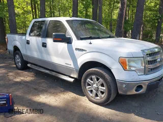 2013 Ford F-150 XL with VIN 1FTFW1CT8DFA12243, listed as a IAAI auction lot 42133425 with 240,282 mi miles and . Bid and sale history available at DreamBid. Image 1.