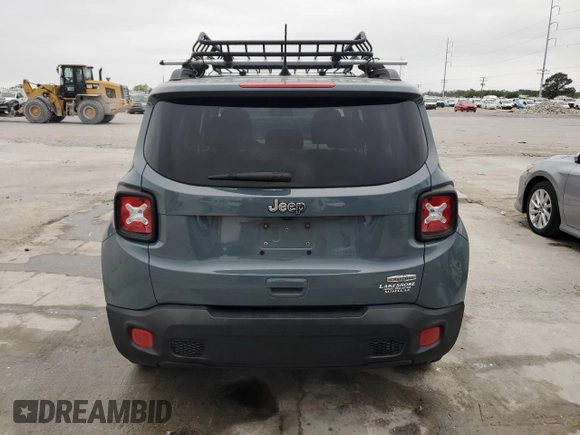 2018 Jeep Renegade Latitude with VIN ZACCJABB6JPJ40500, listed as a Copart auction lot 52610735 with 116,401 mi miles and Salvage Title. Bid and sale history available at carsss.com. Image 6.