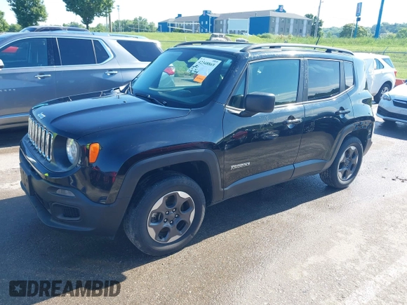2017 Jeep Renegade Sport with VIN ZACCJBAB7HPE42978, listed as a IAAI auction lot 42348869 with 78,154 mi miles and . Bid and sale history available at DreamBid. Image 2.
