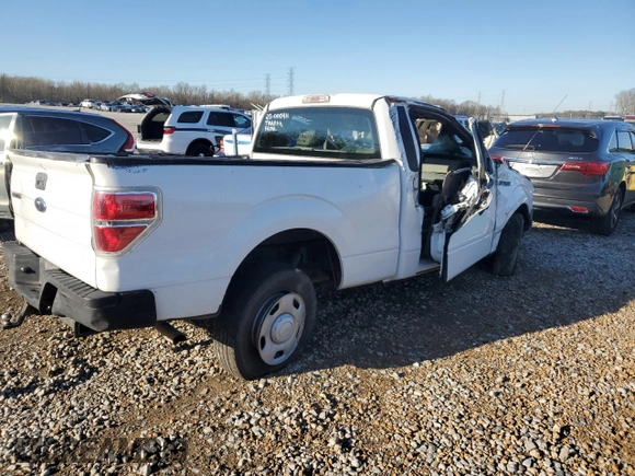 2009 Ford F-150 XL with VIN 1FTRF12W49KB36355, listed as a Copart auction lot 49064445 with Not Provided miles and Salvage Title. Bid and sale history available at carsss.com. Image 3.