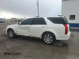 2008 Cadillac SRX with VIN 1GYEE63A280100878, listed as a Copart auction lot 43991375 with 157,092 mi miles and Salvage Title. Bid and sale history available at carsss.com. Image 2.