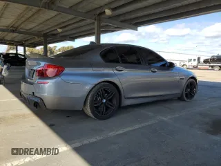 2014 BMW 5 Series 535i with VIN WBA5B1C58ED482047, listed as a Copart auction lot 47458955 with 122,828 mi miles and Salvage Title. Bid and sale history available at DreamBid. Image 3.