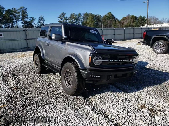 2023 Ford Bronco with VIN 1FMDE5AP3PLB69560, listed as a Copart auction lot 87942835 with 14,412 mi miles and Salvage Title. Bid and sale history available at carsss.com. Image 14.
