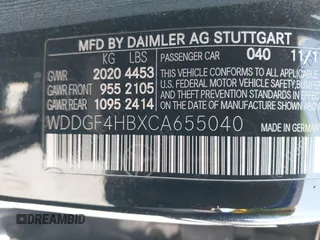 2012 Mercedes-Benz C 250 Sport with VIN WDDGF4HBXCA655040, listed as a IAAI auction lot 42238412 with 151,928 mi miles and . Bid and sale history available at DreamBid. Image 9.