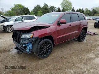 2018 Jeep Grand Cherokee Altitude with VIN 1C4RJFAG2JC190242, listed as a Copart auction lot 55432795 with 126,825 mi miles and Salvage title. Bid and sale history available at DreamBid. Image 1.