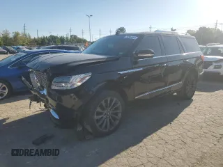 2018 Lincoln Navigator Select with VIN 5LMJJ2JT8JEL12988, listed as a Copart auction lot 75695994 with 125,396 mi miles and Salvage Title. Bid and sale history available at carsss.com. Image 1.