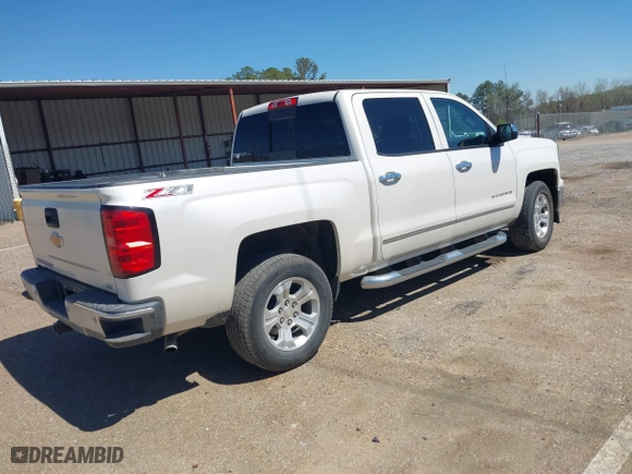 2014 Chevrolet Silverado 1500 LTZ with VIN 3GCUKSEC6EG431603, listed as a IAAI auction lot 41876132 with 99,062 mi miles. Bid and sale history available at carsss.com. Image 4.