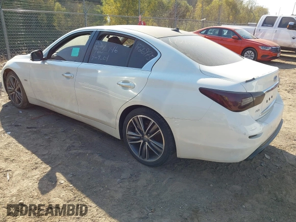 2017 Infiniti Q50 3.0t Premium with VIN JN1EV7AR3HM841394, listed as a IAAI auction lot 40635548 with 73,047 mi miles. Bid and sale history available at carsss.com. Image 14.
