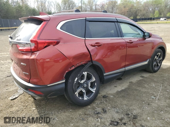 2017 Honda CR-V Touring with VIN 2HKRW2H90HH674264, listed as a Copart auction lot 51176835 with 84,983 mi miles and Salvage Title. Bid and sale history available at carsss.com. Image 3.