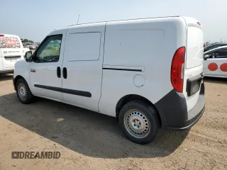 2020 Ram ProMaster City Cargo Tradesman with VIN ZFBHRFAB3L6P17119, listed as a Copart auction lot 64652614 with 202,944 mi miles and Clean Title. Bid and sale history available at DreamBid. Image 2.