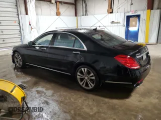 2015 Mercedes-Benz S 550 with VIN WDDUG8FB6FA148733, listed as a Copart auction lot 53365335 with 61,414 mi miles and Salvage Title. Bid and sale history available at carsss.com. Image 2.