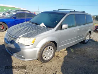 2013 Chrysler Town & Country Touring with VIN 2C4RC1BG9DR721542, listed as a IAAI auction lot 41845146 with 269,088 mi miles. Bid and sale history available at carsss.com. Image 2.