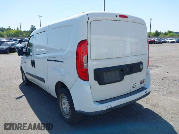 2017 Ram ProMaster City Cargo Tradesman with VIN ZFBERFAB0H6H29418, listed as a IAAI auction lot 42180553 with 138,198 mi miles and . Bid and sale history available at carsss.com. Image 3.