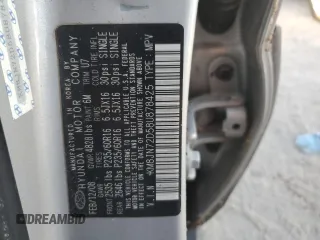2008 Hyundai Tucson SE with VIN KM8JN72D58U878425, listed as a Copart auction lot 75510894 with 0 mi miles and Non Repairable. Bid and sale history available at carsss.com. Image 14.