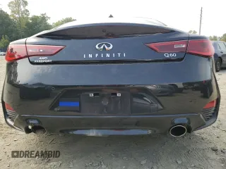 2021 Infiniti Q60 Luxe with VIN JN1EV7KL4MM470492, listed as a Copart auction lot 69246014 with 23,719 mi miles and Salvage title. Bid and sale history available at DreamBid. Image 6.