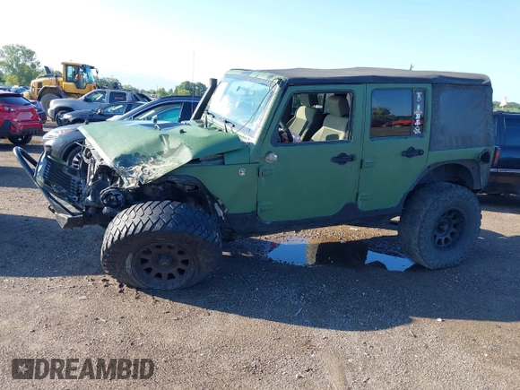 2008 Jeep Wrangler Unlimited X z VIN 1J4GA39198L612727, wystawiony jako IAAI lot #40128925 z przebiegiem 260 573 mil mil oraz . Historia ofert i sprzedaży dostępna na DreamBid. Obrazek 2.