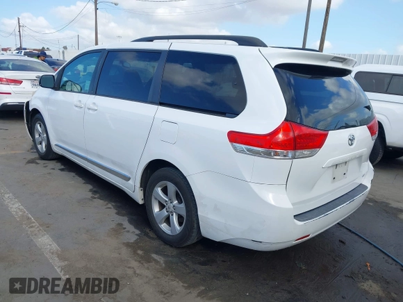 2012 Toyota Sienna LE AAS with VIN 5TDKK3DC6CS246447, listed as a IAAI auction lot 41949894 with 184,656 mi miles and . Bid and sale history available at DreamBid. Image 3.