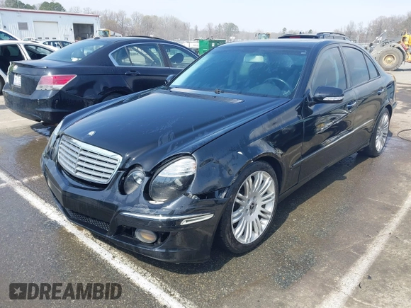 2008 Mercedes-Benz E-Class Luxury 3.5L with VIN WDBUF56XX8B264584, listed as a IAAI auction lot 41777477 with 144,428 mi miles. Bid and sale history available at carsss.com. Image 17.