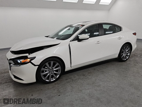 2025 Mazda 3 S Preferred with VIN JM1BPACM7S1761419, listed as a Copart auction lot 47939415 with 9,836 mi miles and Clean Title. Bid and sale history available at DreamBid. Image 1.