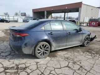 2024 Toyota Corolla XSE with VIN 5YFT4MCE7RP208217, listed as a Copart auction lot 45318595 with 23,133 mi miles and Salvage Title. Bid and sale history available at carsss.com. Image 3.