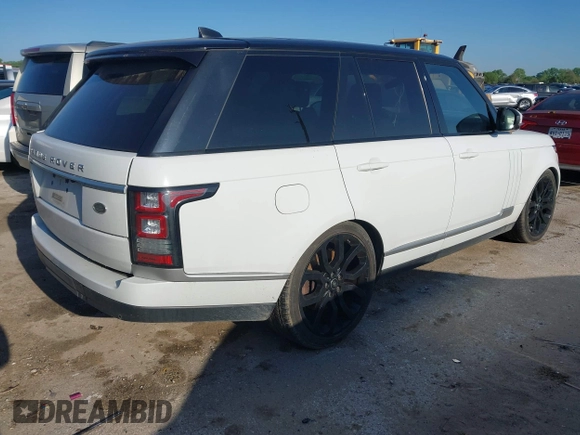 2017 Land Rover Range Rover z VIN SALGS2FE0HA327892, wystawiony jako IAAI lot #41955409 z przebiegiem 201 529 mil mil oraz . Historia ofert i sprzedaży dostępna na DreamBid. Obrazek 4.