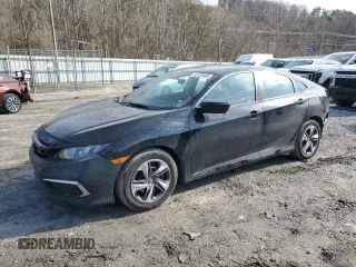 2019 Honda Civic Sedan LX with VIN 2HGFC2F67KH582638, listed as a Copart auction lot 45133895 with 104,080 mi miles and Salvage Title. Bid and sale history available at carsss.com. Image 1.