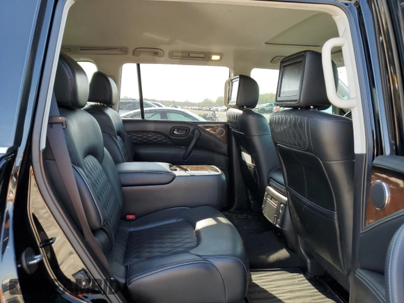 2018 Infiniti QX80 with VIN JN8AZ2NE1J9194002, listed as a Copart auction lot 50232765 with 76,395 mi miles and Salvage title. Bid and sale history available at DreamBid. Image 11.