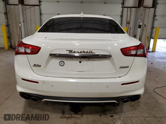 2019 Maserati Ghibli S Q4 GranLusso with VIN ZAM57YTL2K1312724, listed as a Copart auction lot 55137814 with 44,663 mi miles and Salvage Title. Bid and sale history available at carsss.com. Image 6.