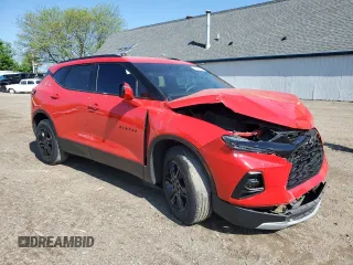 2021 Chevrolet Blazer LT z VIN 3GNKBCR4XMS534316, wystawiony jako Copart lot #57026325 z przebiegiem 37 667 mil mil oraz Nie do naprawy • Non repairable. Historia ofert i sprzedaży dostępna na DreamBid. Obrazek 4.