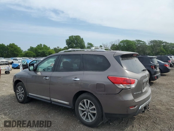 2013 Nissan Pathfinder Platinum with VIN 5N1AR2MM9DC625435, listed as a Copart auction lot 59798145 with 131,209 mi miles and Salvage title. Bid and sale history available at DreamBid. Image 2.