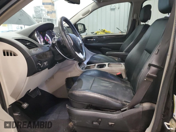 2017 Dodge Grand Caravan Crew Plus with VIN 2C4RDGDG3HR702035, listed as a Copart auction lot 46944875 with 214,058 mi miles and Salvage Title. Bid and sale history available at DreamBid. Image 7.