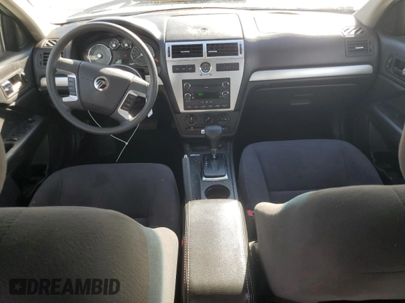 2009 Mercury Milan with VIN 3MEHM07Z29R634238, listed as a Copart auction lot 49627485 with 102,404 mi miles and Salvage title. Bid and sale history available at DreamBid. Image 8.