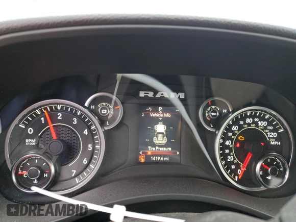 2024 Ram 3500 Tradesman with VIN 3C63R3GJ7RG312206, listed as a Copart auction lot 42588675 with 1,419 mi miles and Salvage Title. Bid and sale history available at carsss.com. Image 9.