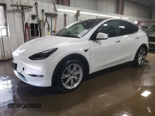 2023 Tesla Model Y Long Range with VIN 7SAYGDEE6PF806434, listed as a Copart auction lot 51455035 with Not Provided miles and Salvage Title. Bid and sale history available at DreamBid. Image 1.