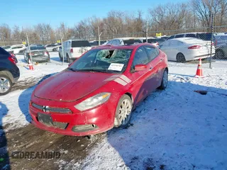 2013 Dodge Dart Limited with VIN 1C3CDFCAXDD715136, listed as a IAAI auction lot 41250744 with 158,431 mi miles. Bid and sale history available at carsss.com. Image 2.