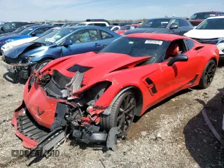 2019 Chevrolet Corvette Grand Sport 1LT z VIN 1G1YV2D70K5103683, wystawiony jako Copart lot #53854875 z przebiegiem 38 229 mil mil oraz Szkoda całkowita • Salvage title. Historia ofert i sprzedaży dostępna na DreamBid. Obrazek 1.