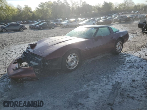 1993 Chevrolet Corvette with VIN 1G1YY23P3P5109106, listed as a Copart auction lot 53543765 with 37,828 mi miles and Salvage title. Bid and sale history available at DreamBid. Image 1.