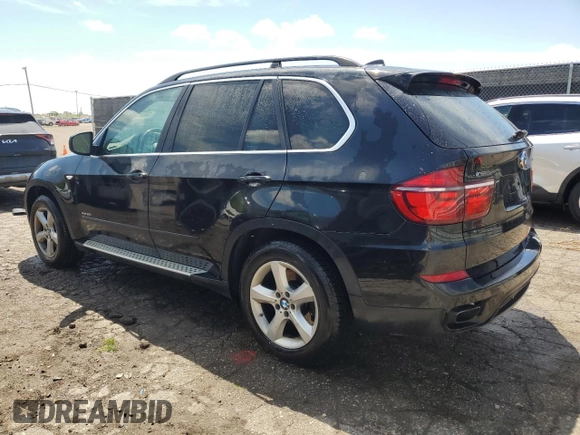 2013 BMW X5 xDrive50i with VIN 5UXZV8C56DL898864, listed as a Copart auction lot 56076705 with 157,805 mi miles and Clean title. Bid and sale history available at DreamBid. Image 2.