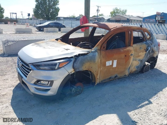 2020 Hyundai Tucson SEL with VIN KM8J3CAL1LU168938, listed as a IAAI auction lot 40317942 with 1 mi miles. Bid and sale history available at carsss.com. Image 2.