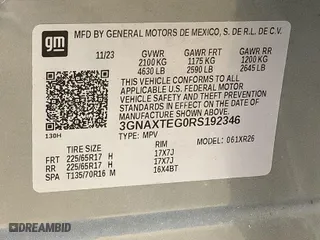 2024 Chevrolet Equinox LT with VIN 3GNAXTEG0RS192346, listed as a IAAI auction lot 42053800 with 23,382 mi miles. Bid and sale history available at carsss.com. Image 1.