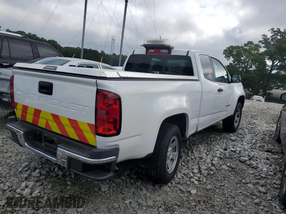 2022 Chevrolet Colorado 2WD Work Truck z VIN 1GCHSBEA8N1187547, wystawiony jako Copart lot #56421895 z przebiegiem 53 776 mil mil oraz Szkoda całkowita • Salvage title. Historia ofert i sprzedaży dostępna na DreamBid. Obrazek 3.