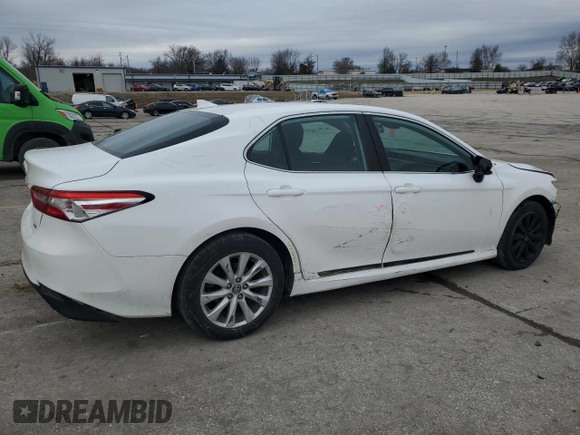 2020 Toyota Camry LE with VIN 4T1C11AK7LU343929, listed as a Copart auction lot 44159335 with 145,167 mi miles and Salvage Title. Bid and sale history available at carsss.com. Image 3.