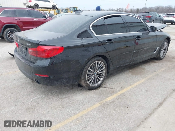 2019 BMW 5 Series 530i xDrive with VIN WBAJA7C50KWW38148, listed as a IAAI auction lot 41707858 with Not Provided miles and . Bid and sale history available at DreamBid. Image 4.
