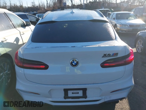 2021 BMW X4 M with VIN 5YMUJ0C02M9H67919, listed as a IAAI auction lot 41667578 with 43,567 mi miles. Bid and sale history available at carsss.com. Image 16.