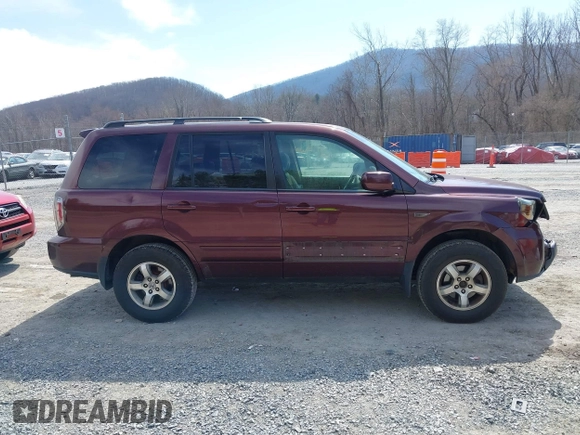 2007 Honda Pilot EX-L with VIN 5FNYF18587B021312, listed as a IAAI auction lot 41801006 with 261,842 mi miles. Bid and sale history available at carsss.com. Image 13.